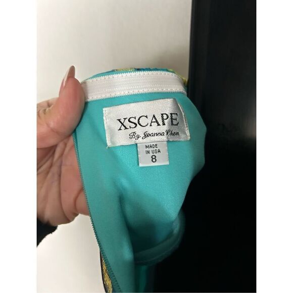 XSCAPE by Joanna Chen multicolored dress Size 8 - Picture 3 of 4